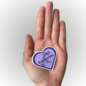 zygodactyls heart sticker